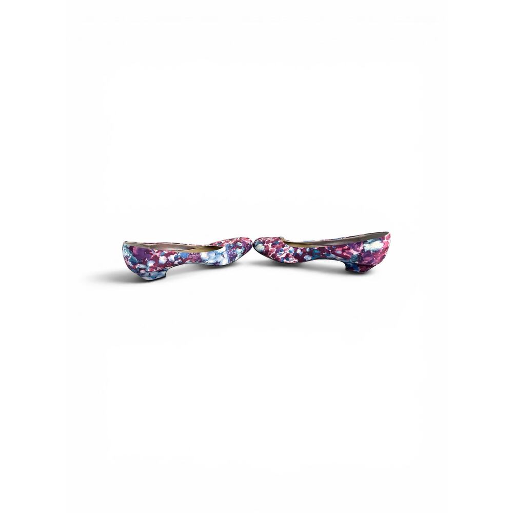 Easy Street Floral Print Low Heel Pumps Shoes Women's 8.5 Wide - Picture 4 of 6